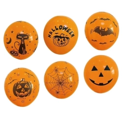 Balony dekoracja na halloween pajęczyna dynie kot nietoperz 6x